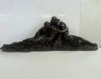 sculptuur, Scultura lunghezza 88 cm - 32 cm - Hout