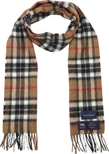 Suitable Sjaal Ruit Merino Wol Beige maat one size Heren, Verzenden, Nieuw, Suitable