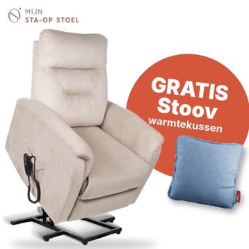 Gratis thuisdemonstratie I Pasera I Sta-op stoel garantie, Nieuw, 75 tot 100 cm, Ophalen of Verzenden, Stof