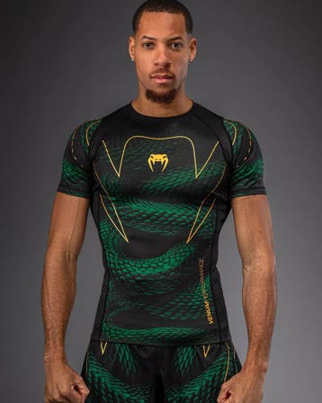 Venum Matupa Rashguard – Zwart/Groen/Goud | Premium compress, Ophalen of Verzenden, Nieuw