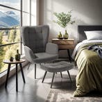 Fauteuil Hygge gestoffeerd, ergonomisch, draagkracht 150 kg, Huis en Inrichting, Stoelen, Verzenden, Nieuw