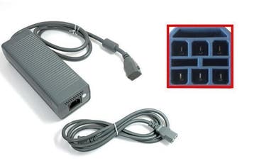 Stroomkabel Xbox 360 Arcade, Premium & Elite Adapter -, Spelcomputers en Games, Ophalen of Verzenden, Zo goed als nieuw