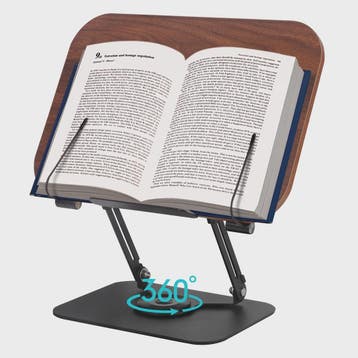 Verstelbare Boekenstandaard met 360° Draaibare Voet & Page C, Verzenden, Nieuw