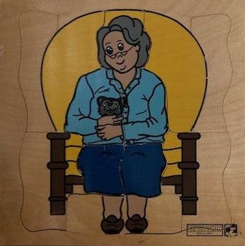 Educo Groeipuzzel Baby-Oma (4-lagen), Verzenden, Nieuw