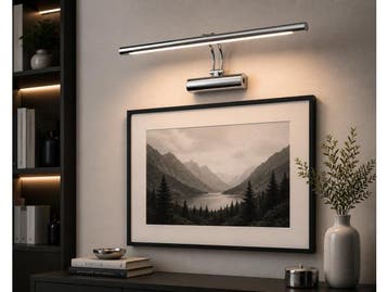 Veiling - 2 x LED Spiegel-/Schilderijlamp 12W – Chroom –, Nieuw