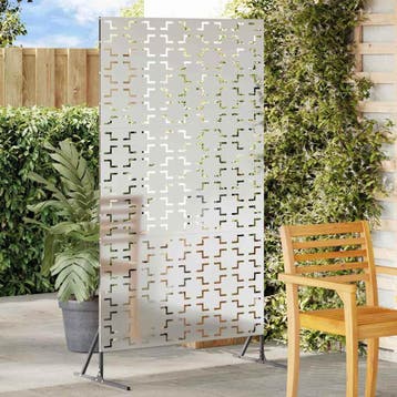 vidaXL Privacyscherm 100 x 50 x 180 cm Gegalvaniseerd staal, Verzenden, Nieuw, IJzer