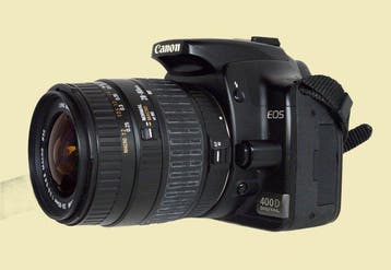Canon EOS 400D + Sigma zoom 28-80mm lens Digitale camera, Nieuw