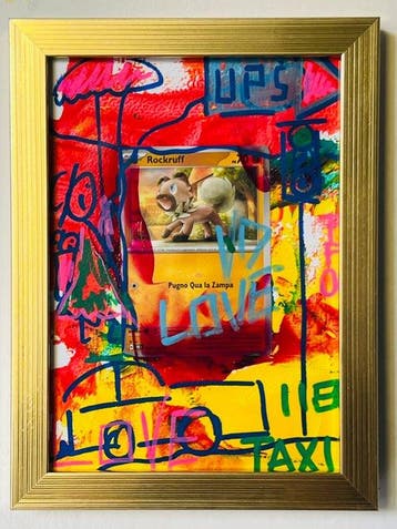 David Harianna (1978) - Esclusiva Opera dArte Pop Art: Gold, Nieuw