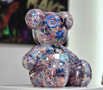 Patryk Konrad - Contemporary Pop Art Bear Sculpture / Mixed
