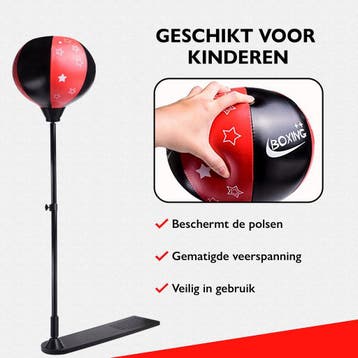 2dekans | Zoluko Boksbal Kinderen – Verstelbaar – Inclusief, Ophalen of Verzenden, Zo goed als nieuw