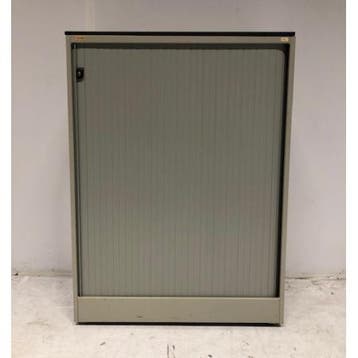 (MDK-107072) Ahrend roldeurkast cremegrijs, Huis en Inrichting, Ophalen of Verzenden, Gebruikt