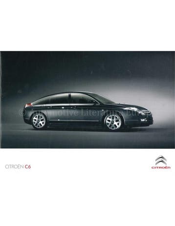 2009 CITROEN C6 BROCHURE FRANS, Boeken, Nieuw, Author