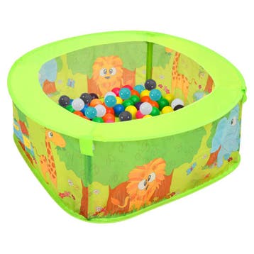vidaXL Ballenbak voor kinderen met 300 ballen 75x75x32 cm, Verzenden, Nieuw