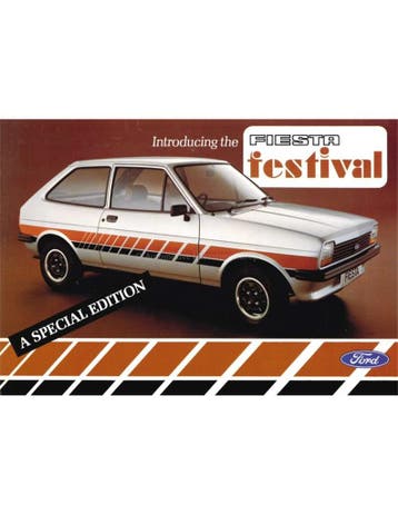 1980 FORD FIESTA FESTIVAL BROCHURE ENGELS, Nieuw, Ford, Author