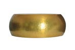 Salontafel ORIENT 80 cm rond messing met hamerslageffect -, Ophalen of Verzenden, Nieuw