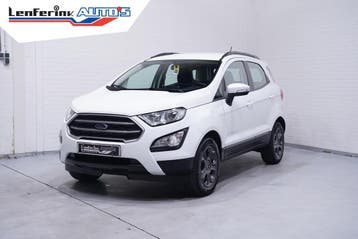 Ford Ecosport 1.0 125pk Trend 1e Eig. NAP Navi PDC Apple, Stof, Gebruikt, Wit, Origineel Nederlands