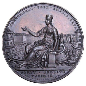 Vaticaan. Medal Medalha Papal em Bronze – Papa Gregório XVI: