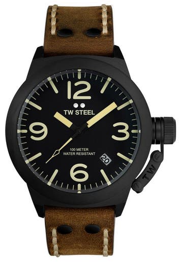 TW Steel CS103 Canteen horloge 45 mm, Sieraden, Tassen en Uiterlijk, Horloges | Heren, Overige merken, Staal, Verzenden, Polshorloge