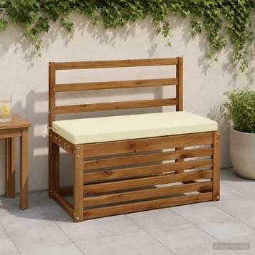 vidaXL Bankkussen SOEST 100% Polyester Crèmekleurig 80 x 40, Verzenden, Nieuw