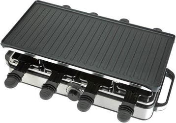 2dekans | Bourgini Gourmette Raclette Pure - Gourmetstel met, Ophalen of Verzenden, Zo goed als nieuw