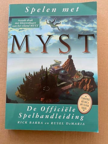 MYST Officiële Spelhandleiding inclusief grote Kleurenkaart, Verzenden, Zo goed als nieuw, Overige onderwerpen