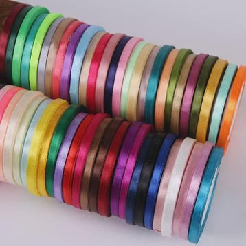 22 Meters/Roll 6mm Silk Satin Ribbons Christmas Halloween Bi, Verzenden, Nieuw
