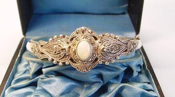 Zonder minimumprijs - Armband Zilver - 1.80ct. tw. Opaal -, Sieraden, Tassen en Uiterlijk, Armbanden, Nieuw