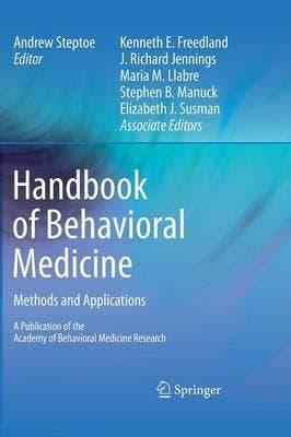 Handbook Of Behavioral Medicine | Nieuw, Ophalen of Verzenden, Nieuw, ...