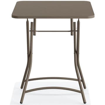 Inklapbare Tafel | BREEZE | Staal | Cappuccino | In-/Outdoor, Verzenden, Nieuw in verpakking