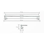Handdoekhouder Sanicare Magnetisch Inkortbaar 60cm Rond, Ophalen of Verzenden, Nieuw