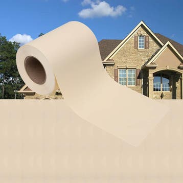 vidaXL Privacystrip 35x0,19 m PVC crème, Verzenden, Nieuw, Kunststof, Minder dan 1 meter