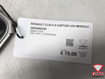 Renault Clio 4 5 Captur LED koplamp Module 260556623R, Auto-onderdelen, Ophalen, Gebruikt, Renault