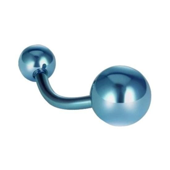 Fako Bijoux - Navelpiercing - Titanium - Lichtblauw, Sieraden, Tassen en Uiterlijk, Piercings, Verzenden