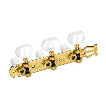Schaller 1034056331 Lyra Stemmechanieken Goud met Witte, Ophalen of Verzenden, Nieuw