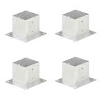 vidaXL Paalankers 4 st 141 mm gegalvaniseerd metaal, Verzenden, Nieuw