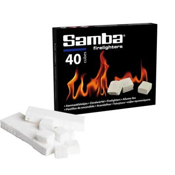 Samba Aanmaakblokjes - petroleumbasis - veilig aansteken,..., Ophalen of Verzenden, Nieuw