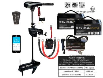 Vaarset 100lbs 24V – Maximale Kracht en Bereik, Minder dan 5 pk, Elektrisch, Nieuw, Ophalen of Verzenden