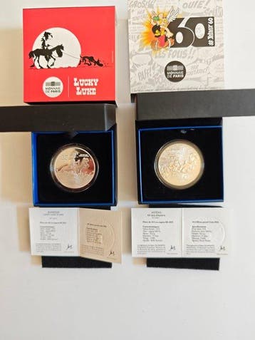 Frankrijk. 10 Euro 2019/2021 Asterix + Lucky Luke (2