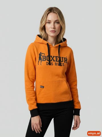 Boxeur Des Rues Hoodies Dames maat XS Oranje Vintage, Ophalen of Verzenden, Nieuw