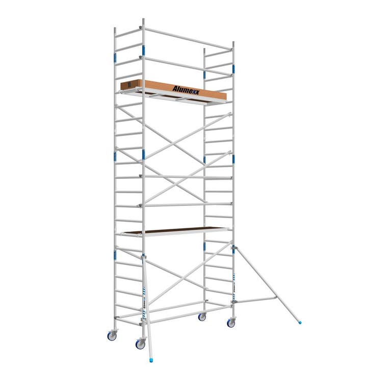 ALX rolsteiger 90 x 7.2 mtr werkhoogte, Doe-het-zelf en Verbouw, Steigers, Rolsteiger of Kamersteiger, Nieuw, 5 meter of hoger