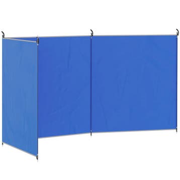 Windscherm Camping Zichtscherm Met 4 Stalen Stangen Draagtas, Tuin en Terras, Verzenden
