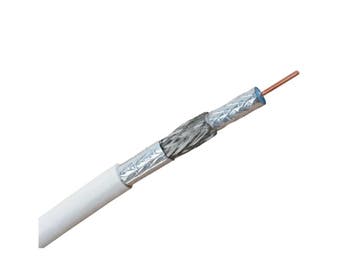 Hirschmann KOKA 9 TS Coaxkabel 20 m Wit – 6,9 mm – 4G/LTE, Verzenden, Nieuw