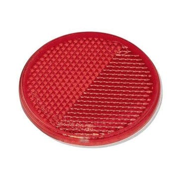 Reflector zelfklevend 60mm rond rood, Ophalen of Verzenden, Nieuw