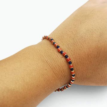 Koraal - Zilver - Armband - handgemaakt