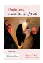 Studieboek materieel strafrecht, 9789013168716, Boeken, Studieboeken en Cursussen, Verzenden, Zo goed als nieuw, HBO,  Prof.mr. C. Kelk