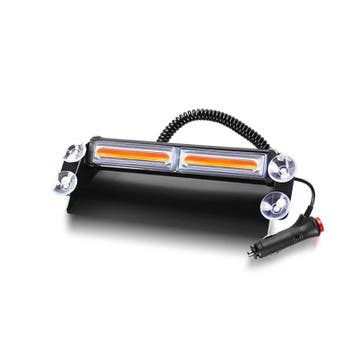 Dashboard flitser - COB LED - Rood / wit - 12 / 24V, Ophalen of Verzenden, Nieuw