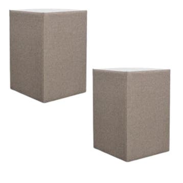 Serta Pouffe Forever (inclusief Glasplaat) | SET VAN 2, Ophalen, Nieuw