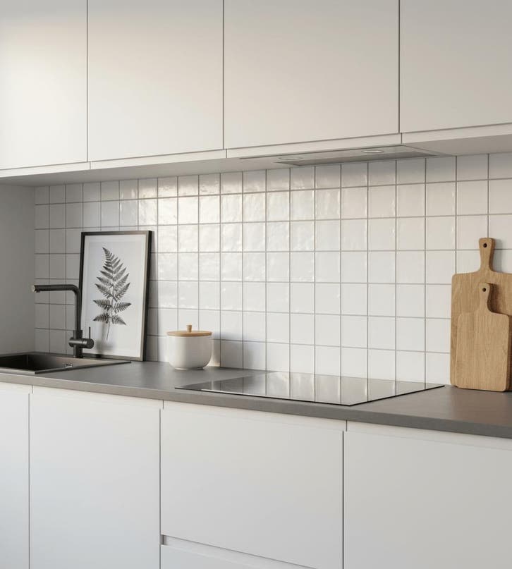 Wandtegel Revoir Balance Handvorm Blanco Wit Mat 10x10, Doe-het-zelf en Verbouw, Tegels, Minder dan 20 cm, Minder dan 20 cm, 10 m² of meer