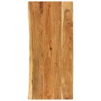 vidaXL Wastafelblad 140x52x3,8 cm massief acaciahout, Verzenden, Nieuw