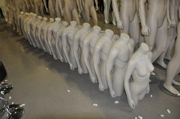 Dames torsos 3/4 model met ring om op te hangen